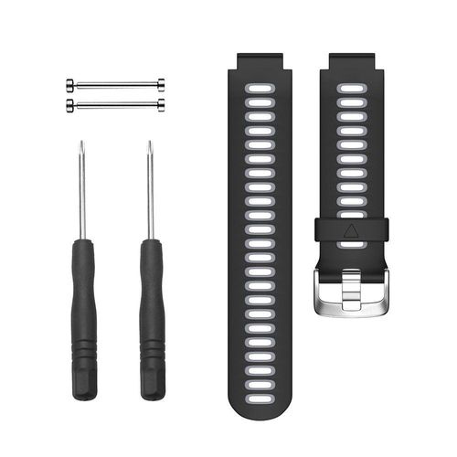 Bracelet Garmin Forerunner 220/230/235/620/630/735xt Noir/Gris