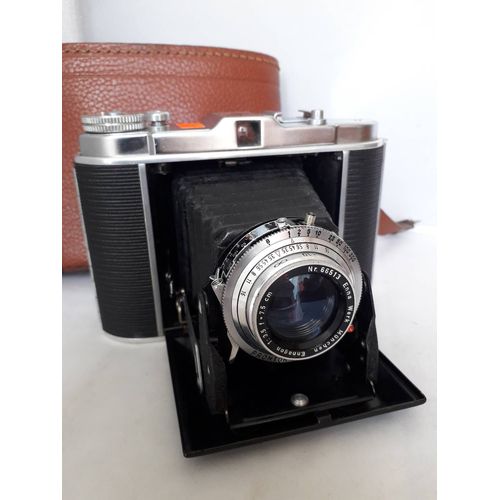 APPAREIL PHOTO PLIZANT 6X6 FRANKA SOLIDA II objectif ennagon 75mm 3.5 +SAC