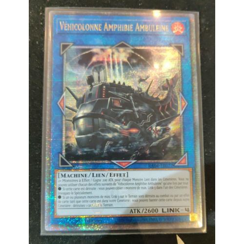 Yu Gi Oh Ra04 Fr077 Véhicolonne Amphibie Ambuleine Quarter Century