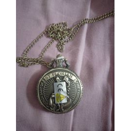 Montre De Gousset Pompier Avec Chaîne