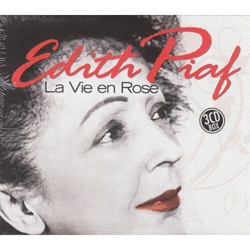 Edith Piaf - Boxset 3 Cd - La Vie En Rose - Boitier Cristal Epais Sous Fourreau - Zyx Music 2007