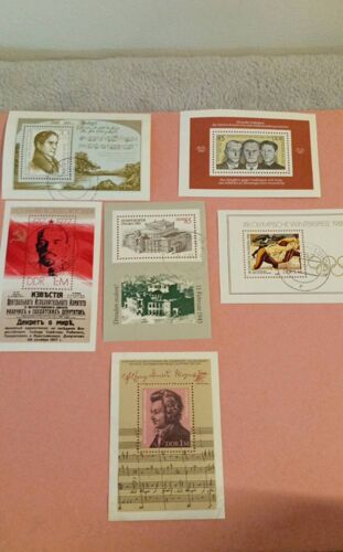 Lot Timbres Bloc Allemagne Ddr