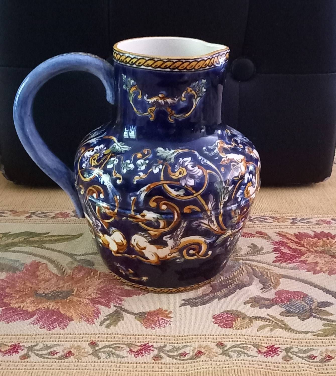 Cache-pot faïence Gien Pivoine — BOYA - Fleurs \u0026 Maison, image size:1339x1500