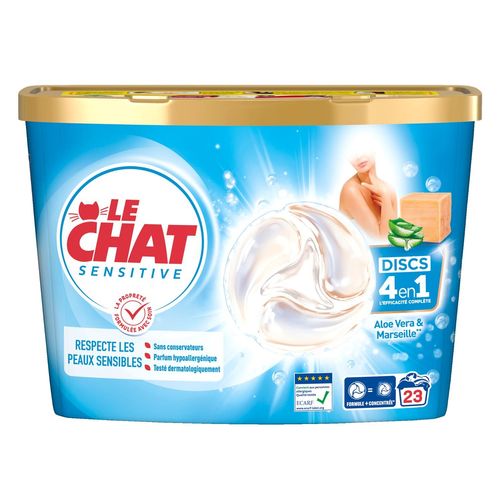 LE CHAT Discs Savon de Marseille Aloe Vera x23