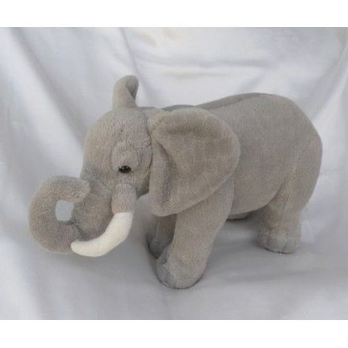 Doudou Peluche Eléphant Gris Lascar