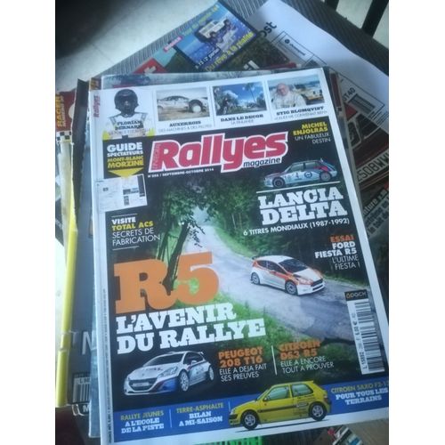 Rallyes Magazine 256 De 2014 Famin,Peugeot 208 T16,Mauffrey,Ds3 R5,Chardonnet,Enjolras,Bernardi,Lancia Delta Hf Integrale,Blomqvist,Demeuzois,Vital