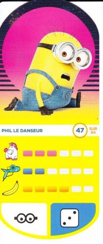 Moi Moche Et Méchant 3 - Phil Le Danseur - Carte Auchan N°47/84