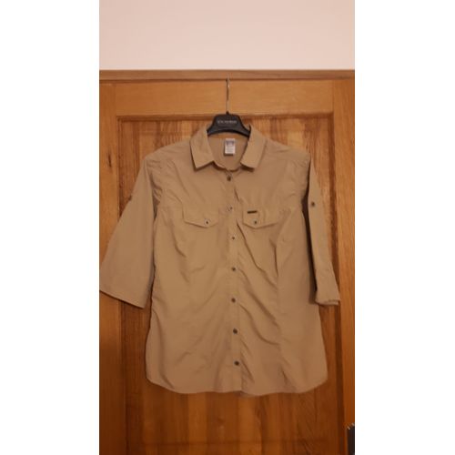 Chemise Beige Pour Femme Marque Quechua Taille 40
