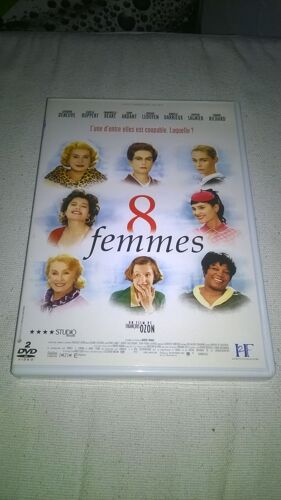 Dvd 8 Femmes Catherine Deneuve, Isabelle Huppert 2002