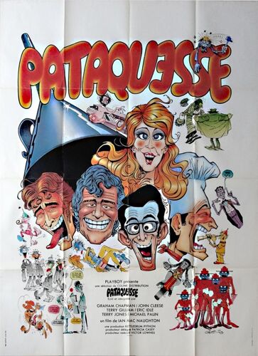 Pataquesse [Monty Python /Gotlib] Affiche Cinéma Pliée 120x160 Cm - 1er Tirage