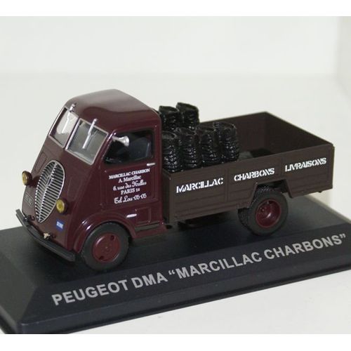 Altaya Camionnette D Antan Peugeot Dma Plateau Charbon Avec Fascicule N 43-Altaya