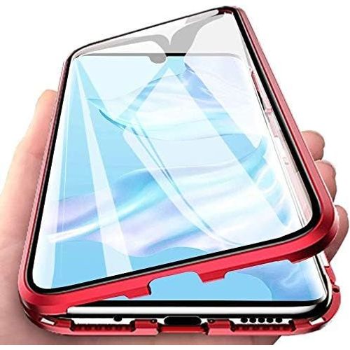 Coque Magnétique Pour Google Pixel 5 Housse 360 Degrés Antichoc Avant Et Arrière Transparent Verre Trempé Métal Frame Cover Case