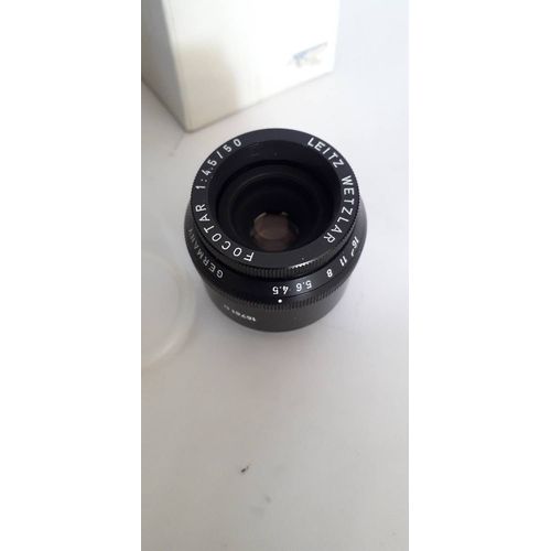 LEITZ  FOCOTAR 50/3.5 objectif d'agrandisseur