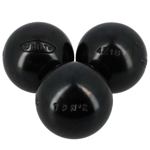 Boules De Pétanque Obut Boules De Pétanque Obut Ton.R Tendre 72 Mm Noir 670g