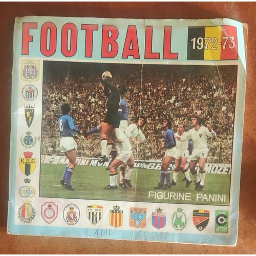 Football 1972-73. Album Panini. Non Complet. Voir Les Photos. Envoi Mondial Relay Si Possible.