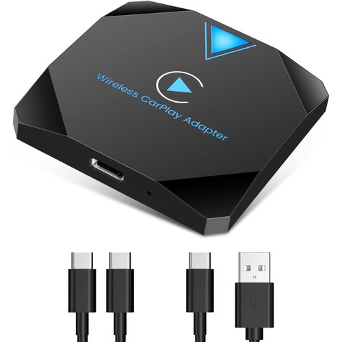 Anopu Adaptateur Carplay Sans Fil Pour Iphone Adaptateur Wireless, Convertissez Carplay Filaire En Carplay Sans Fil 5ghz Wifi Auto-Connect Pour Iphone Ios 10+ Pour Auto Année 2016 À 2024