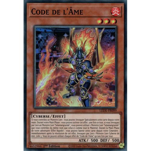 Yu Gi Oh Lede Fr099 Code De L'âme Super Rare
