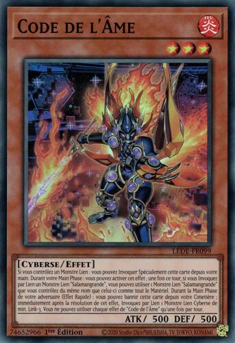Yu Gi Oh Lede Fr099 Code De L'âme Super Rare
