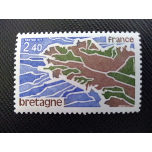 Timbre France Y T 1917 Région De Bretagne 1977 (100509 )