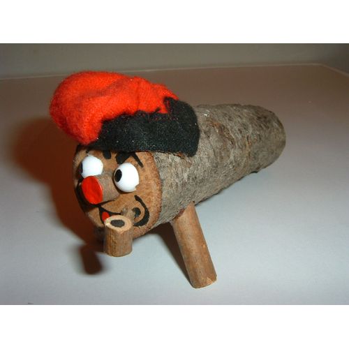 Figurine Bûcheron Finlandais En Bois