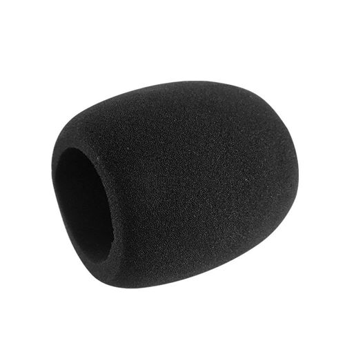 Housse En Éponge Pour Microphone Et Casque De Jeu, 10 Pièces, Noire, Ordinaire, En Blé, Anti-Bruit, 28x23x8mm
