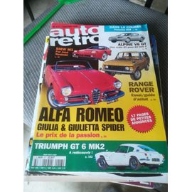 Auto Retro 217 De 1999 Range Rover,Bmw M1,Innocenti De Tomaso,Alpine V6 Gt,Alfa Giulia Spider,Porsche 935,Triumph Gt6 Mk2