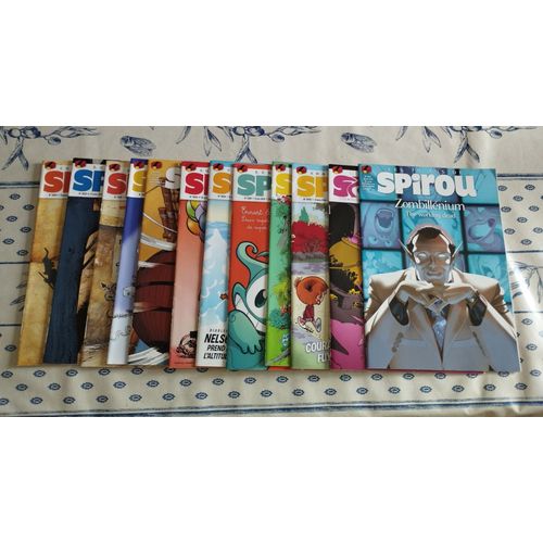 Lot De 12 Magazines Spirou Années 2012-2013-2014