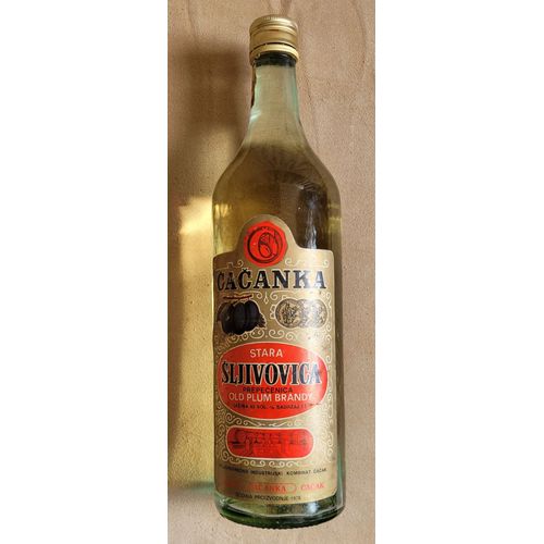 Bouteille De Brandy (Litre) Cacanka (1979)