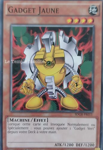 Carte Yu-Gi-Oh : Gadget Jaune 1ère Edition Sdgr-Fr011