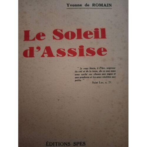 Le Soleil D'assise