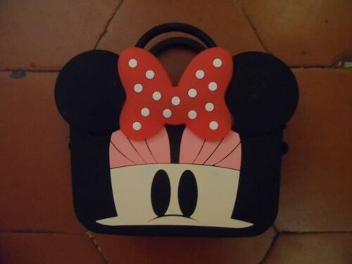 Mini sac caoutchouc noir MINNIE MOUSE