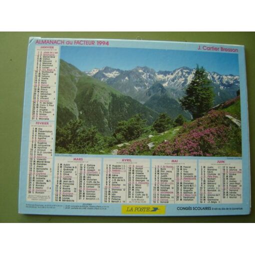 ALMANACH DE LA Poste 2026 Maxi Grilles EUR 20,00 - FR