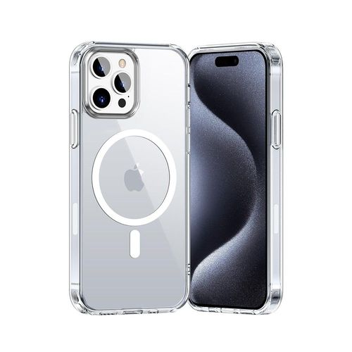 Coque iPhone 15 Pro Max Transparente Compatible Magsafe antichocs