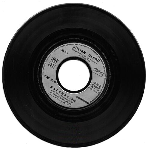 Julien Clerc : Macumba / Dans Mon Cirage [Vinyle 45 Tours 7"] 1979