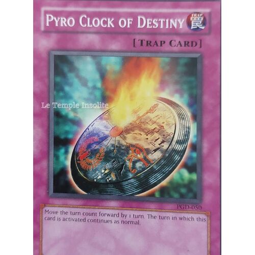 Carte Yu-Gi-Oh : Pyro Clock Of Destiny Pgd-050 (Version Anglaise)