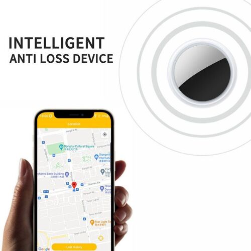 Traceur D'étiquette Intelligent Bluetooth Pour Apple Airtag, Dispositif De Suivi De Boucle Anti Perte, Localisateur Gps Pour Chien De Compagnie, Recherche De Clé, Bouton De Batterie Cr2032