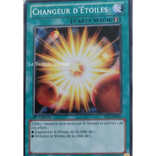 Carte Yu-Gi-Oh : Changeur D'Etoiles 1ère Edition Ys12-Fr022