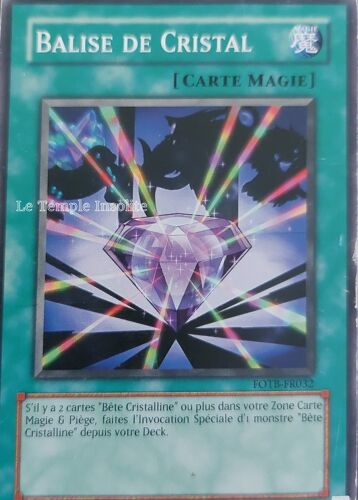Carte Yu-Gi-Oh : Balise De Cristal Fotb-Fr032