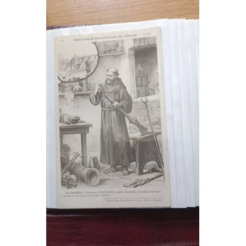 32 Cartes Postales Principales Découvertes De L'Église En Noir Et Blanc