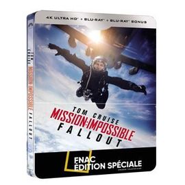 Mission : Impossible Fallout - Steelbook Blu-Ray + Blu-Ray 4k Edition Spéciale Fnac