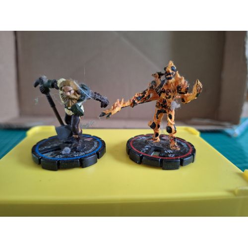 Lot De 2 Figurines Heroclix -Ad 2000