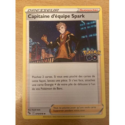 (1984) Capitaine D’Équipe Spark 70/78 Pokemon 