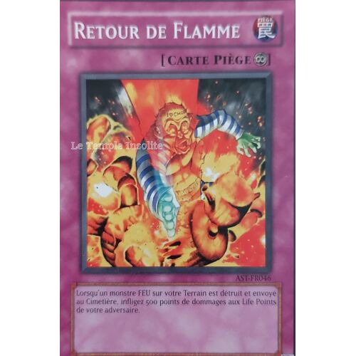 Carte Yu-Gi-Oh : Retour De Flamme Ast-Fr046