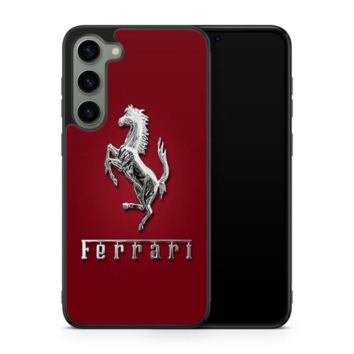 Coque De Téléphone Pour Samsung Galaxy S25 Ferrari Bugatti Bmw Voiture Luxe Car Ref 3480
