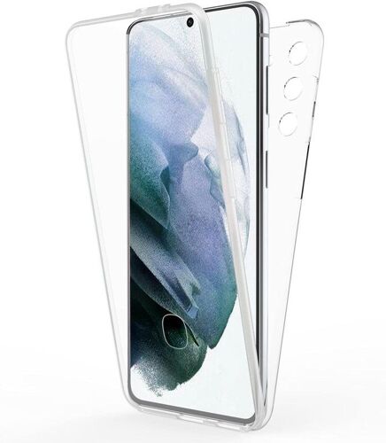 Coque Pour Samsung Galaxy S21 ,Coque 360 Protection Integral Arrière Rigide Avant Souple Transparent - Hqselection®