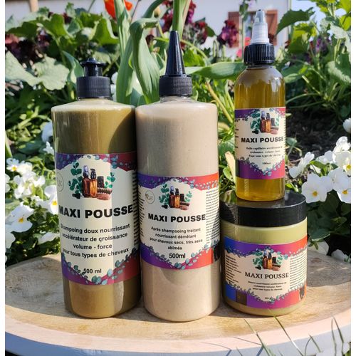 Maxi Pousse Gamme De Produits De Cheveux