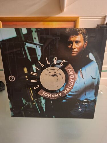 33 Tours Johnny Hallyday...Cadillac 1989