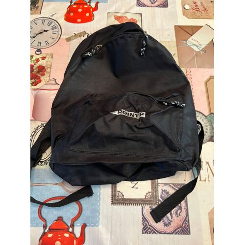 Sac à dos toile synthétique noir