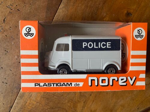 Citroën Tub Police Paris Plastigam Norev 247 Série K Avec Boîte-Norev