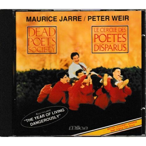 Maurice Jarre Peter Weir Le Cercle Des Poètes Disparus Dead Poets Society The Year Living Dangerously. 1cd De 9 Tracks. (P) 1994 ®Milan. © ®Milan. Made In France. «1ère Edition Jewel Case». «Cd Rare».